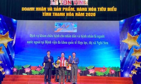 Buổi lễ tôn vinh doanh nhân và sản phẩm hàng hoá tiêu biểu tỉnh Thanh Hoá 2020