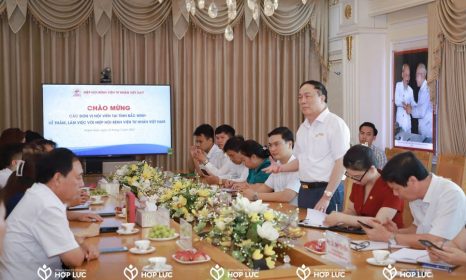 Hiệp hội Bệnh viện tư nhân Việt Nam đón tiếp các đơn vị hội viên của Hiệp hội tại tỉnh Bắc Ninh