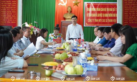 Cụm thi đua số 17 tỉnh Thanh Hóa tổ chức thăm quan, học tập, trao đổi kinh nghiệm tại nông trường Vân Du – Công ty TNHH MTV Cao su Thanh Hóa