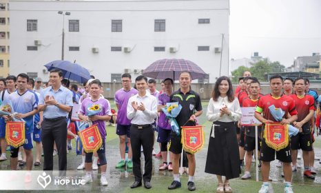 Tổng Công ty tổ chức khai mạc giải bóng đá HOP LUC CUP 2022 chào mừng ngày doanh nhân Việt Nam