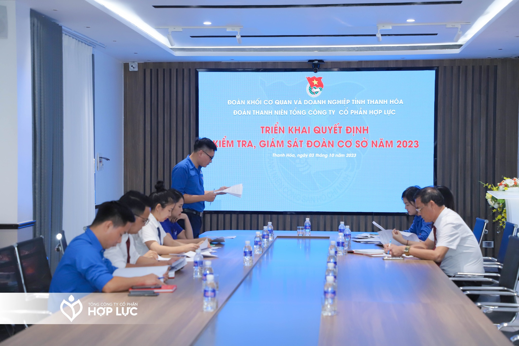 Ban Thường vụ Đoàn khối Doanh nghiệp tỉnh Thanh Hoá đã có buổi làm việc với Ban chấp hành Đoàn Tổng Công ty Cổ phần Hợp Lực