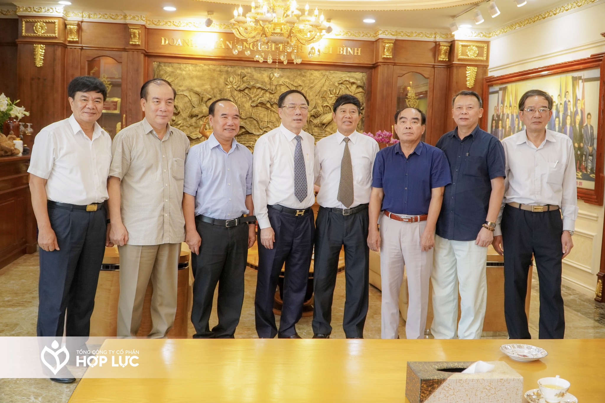 TIẾP ĐÓN ĐOÀN CÔNG TÁC HỘI CỰU CÔNG AN NHÂN DÂN VIỆT NAM ĐẾN THĂM TỔNG CÔNG TY