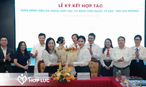 LỄ KÝ KẾT HỢP TÁC GIỮA BỆNH VIỆN ĐA KHOA HỢP LỰC VÀ BỆNH VIỆN QUỐC TẾ SẢN – NHI HẢI PHÒN