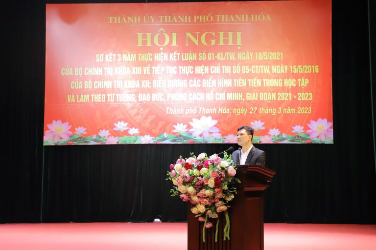 Dr. Nguyen Van Thanh participated in giving comments at the conference to review 3 years of implementing Conclusion 01-KL/TW of the Politburo.