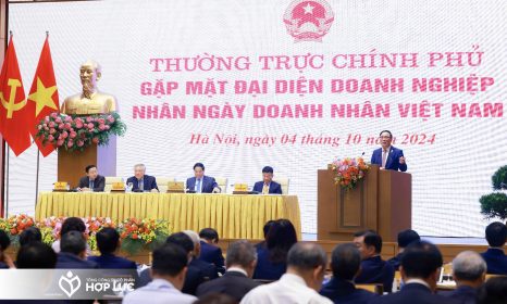 Thường trực Chính phủ gặp mặt đại diện Doanh nghiệp, Doanh nhân ngày Doanh nhân Việt Nam