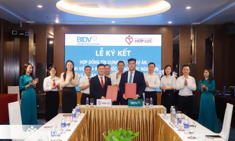 Lễ ký kết hợp tác giữa Tổng công ty CP Hợp Lực và ngân hàng TMCP đầu tư và phát triển Việt Nam (BIDV) – Chi nhánh Trung Sơn Thanh Hóa